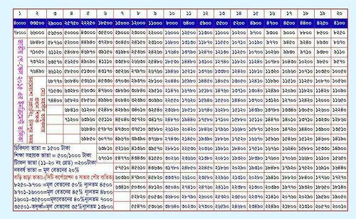 National Pay Scale New Annual Increment Govt Employee 2021