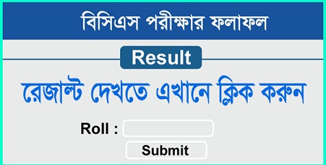 bcs exam result