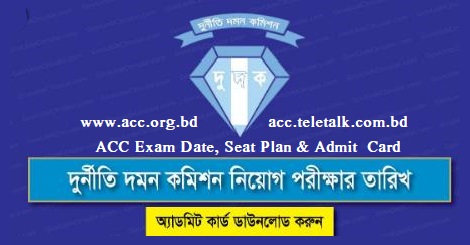 ACC Exam Date and Seat Plan