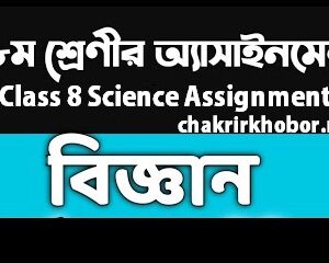 class 8 science assignment