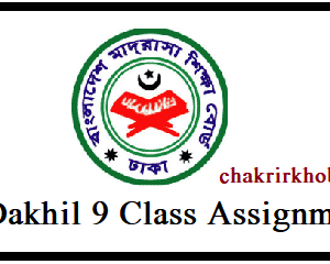 class 9 dakhil assignment