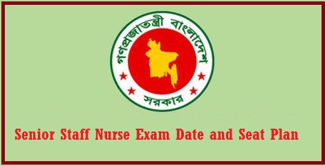 senior staff nurse exam date and seat plan