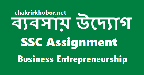 ssc business entrepreneurship assignment